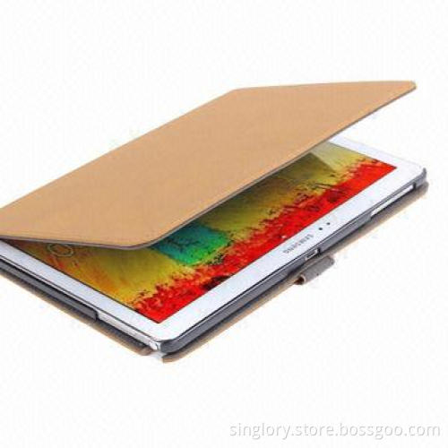 Leather Flip Stand Case for Samsung Galaxy Note 10.1 2014 P600, Easy Access to Stylus
